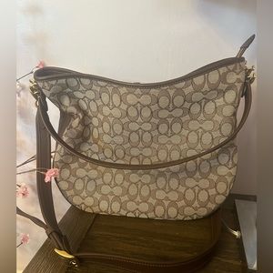Coach bag soft tabby hobo in signature jacquard
